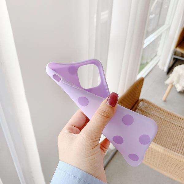 Candy TPU Dust Proof Polka Dot Phone Cases For Iphone 12