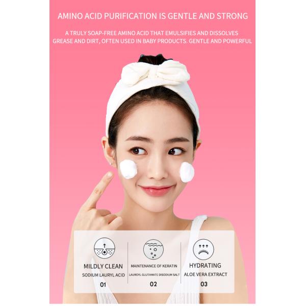 OEM Skincare 120ml Foaming Facial Cleanser Blackhead Remover Face Wash