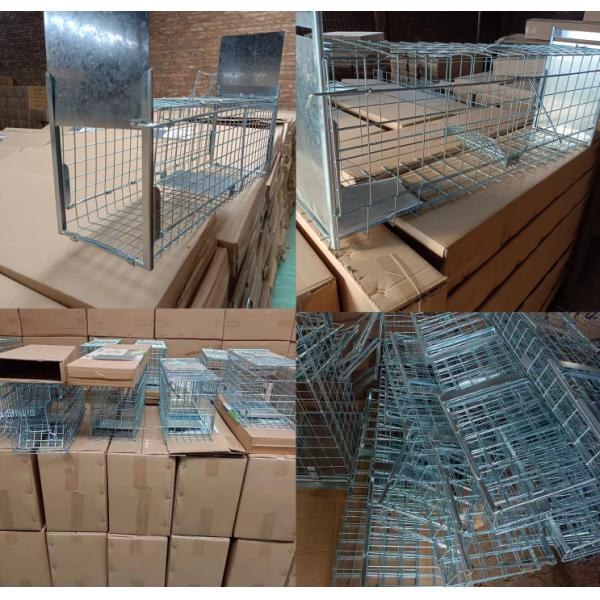 20x20cm Galvanized Metal Steel Animal Trap Cage Windproof Bird Trap Cage