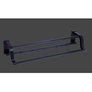 China INOVI HL-V02 Plastic Double Towel Bar 600mm with Hook wholesale
