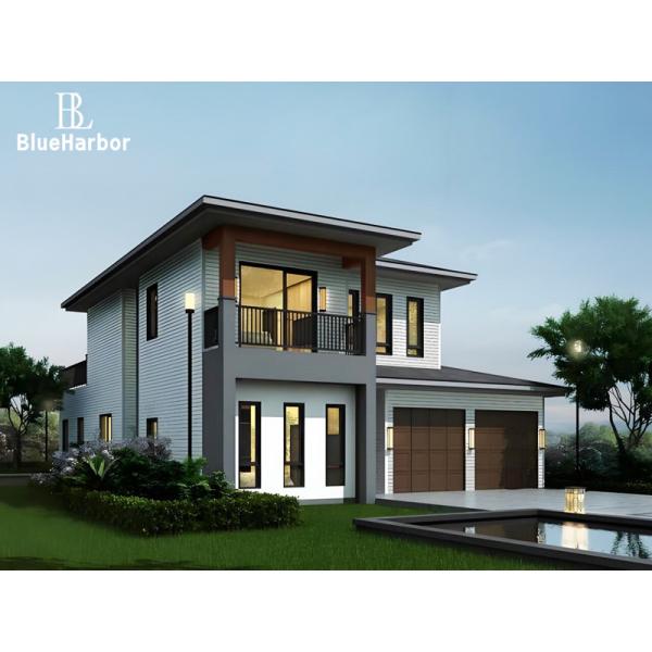 Quality Furnished Prefab Steel House Kits / Light Steel Prefabricated House for sale