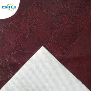 Furniture Sofa PVC Leather Fabric , PVC Upholstery Fabric Well Crafting