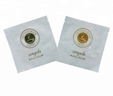 Wholesale custom printed empty tea sachet bag heat seal tea packaging bags