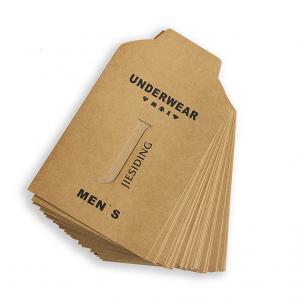 China Custom Printed Kraft Flat Paper Pouch Envelopes Bags Clothing Window Package wholesale