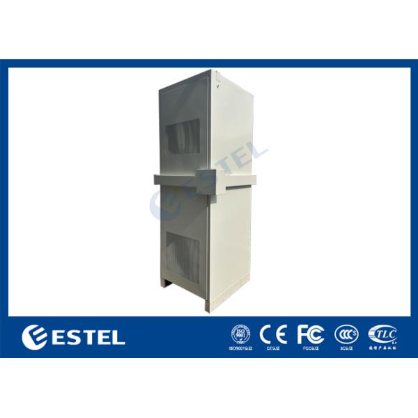 Front Access Outdoor Telecom Cabinet Galvanized Steel With Cabinet Security Strap