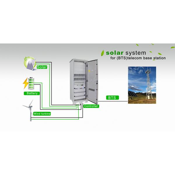 6kw 10kw BTS Outdoor Telecom Equipment Cabinets For Telecom Base Station