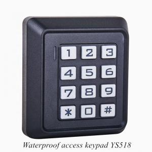 China Auto Door Keypad Waterproof IP68 RFID 125khz Access Control Keypad Coded Door Entry Systems Stand-Alone With 2000 Users wholesale