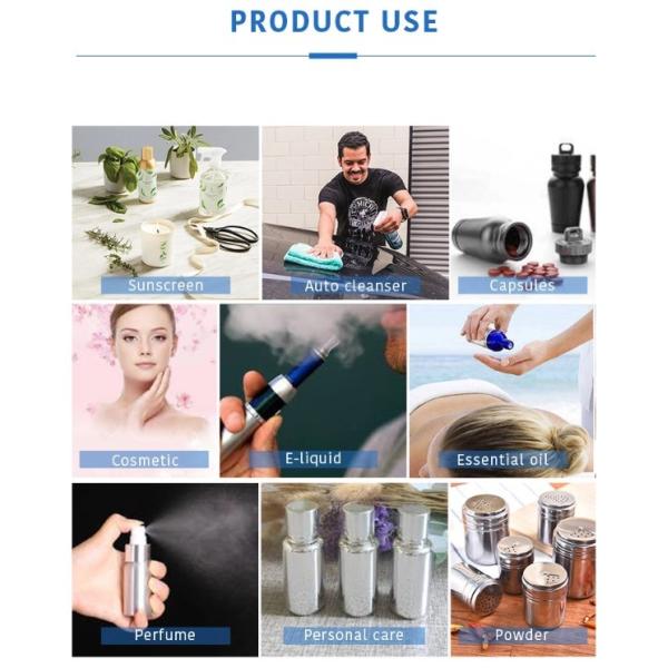 Pump Spray Mist Spray Aluminum Bottles Hand Sanitizer Spray Alcohol Bottles Aluminum Cosmetic Bottles