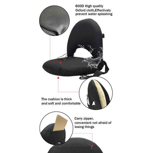 78 X 51 X 6.5cm 600d Oxford Folding Heated Chair Bleacher Heated Stadium Chair