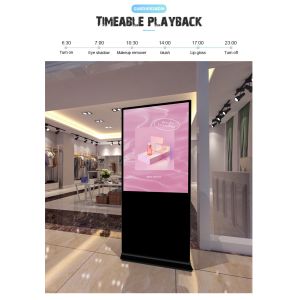 Android Vertical Hotel Digital Signage Advertising Playback 4K Display