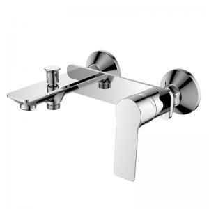 China 2.100kg 35mm Wall Mounted Bath Taps With Shower Diverter on sale