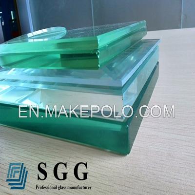 ultra clear safety tempered glass price(3mm 4mm 5mm 6mm 8mm 10mm 12mm 15mm 19mm thick)