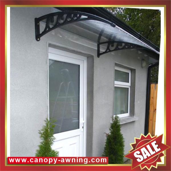 Quality excellent porch window door polycarbonate pc diy awning canopy canopies shelter for cottage house building garden home for sale