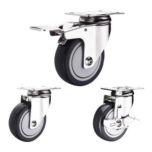 China 300lbs Capacity 5 Inch Polyurethane Wheels , ISO9001 Industrial Polyurethane Wheels wholesale