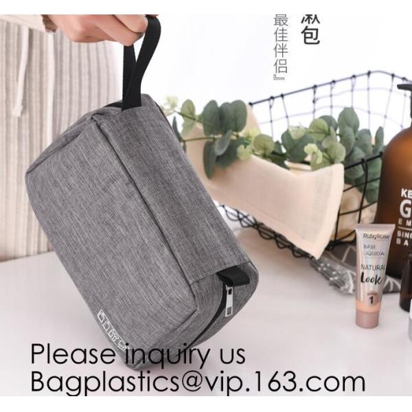 Customized Women/Men Organizer Toiletry Storage Travel Makeup Bag Blank Canvas Cosmetic Bag, bagease, bagplastics