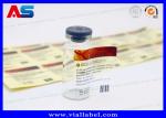 Clear 10ml Vial Stickers Custom Printing Made In China Transparent 10ml Vial