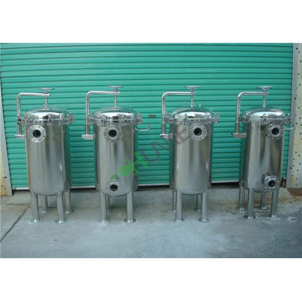 Multi Cartridge Stainless Steel Water Filter Housing SS304 SS316 For Water Treatment