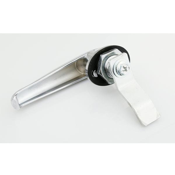 Zinc Alloy Door Cabinet Handle Lock L Shape With Key Rohs Certificated
