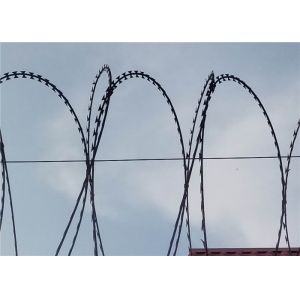 Fencing Use Spiral Razor Wire For Resident Safety Houses Knife Shaving Mesh