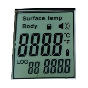 Zebra Interface LCD Segment Display For Infrared Thermometer