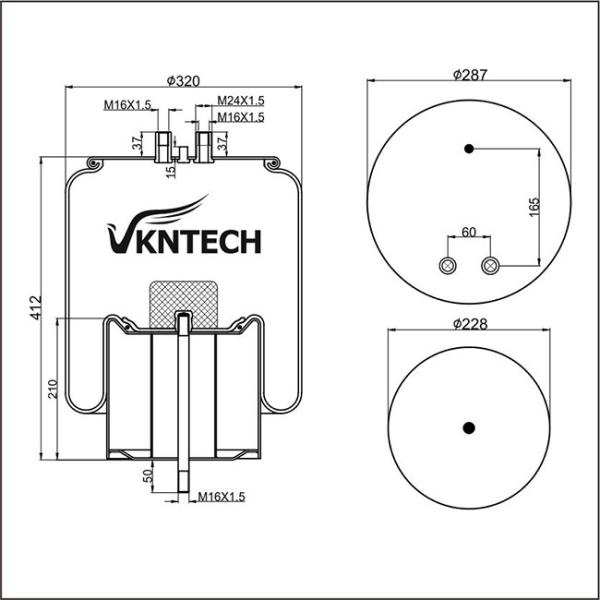 Firestone W01-M58-8786 Rear Spring Air Bags Contitech 4912NP07 Goodyear 1R13-713