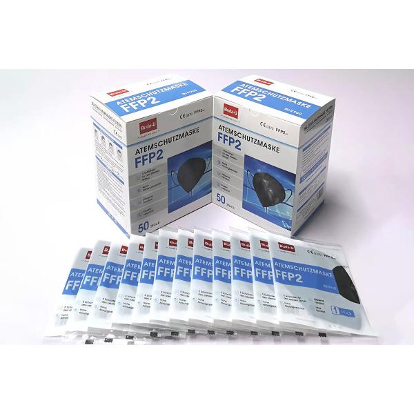 FFP2 Protective Face Mask , FFP2 Respirator Mask With Embossing Print , High Class And Special Look , CE0370