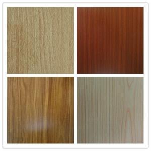 China PVDF coating Curtain wall Aluminum Composite Panel Wood grain up to the length of 6000mm on sale