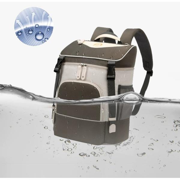 ISO9001 Softback Multifunction Travel Diaper Bag Backpack Water Resistant