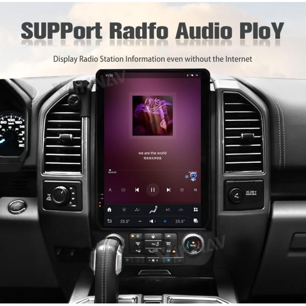 Android Auto Head Unit For Ford Raptor F150 F250 / F350 / F450 2015-2020 Touch Screen 14.5 Inch GPS Navigation Carplay