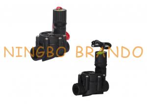 China Drip Irrigation Sprinkler Electric Plastic Solenoid Valve 3/4 1 9V 12V 24V DC on sale
