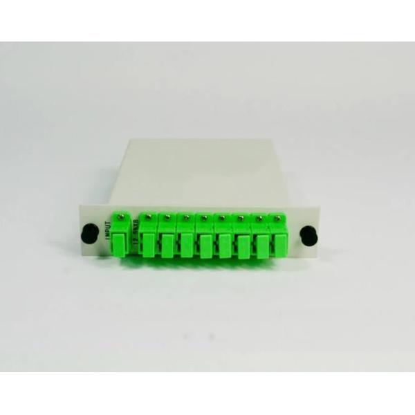 8 way Optical PLC Splitter Metal LGX module SC/APC Connector