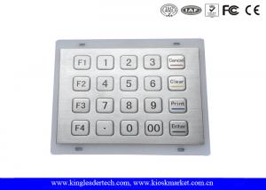 China USB keyboard numeric keypad 5x4 Matrix , IP65 outdoor keypad WaterProof on sale
