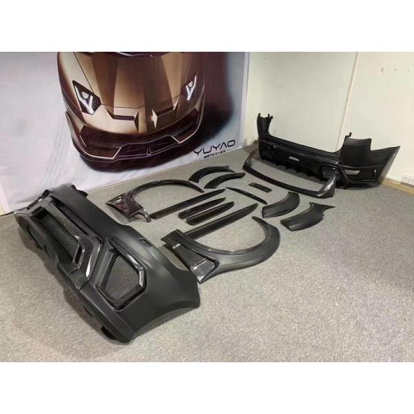 Runde ASPEC Style CF& FRP Wide Body Kit Front Bumper Rear Bumper Side Skirt Fender for Land Rover RANGE ROVE SPORT 2014-2017