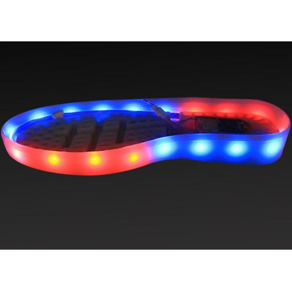 Quality Magic Color LED Light Strips For Shoes Rechargeable Battery Operated for sale