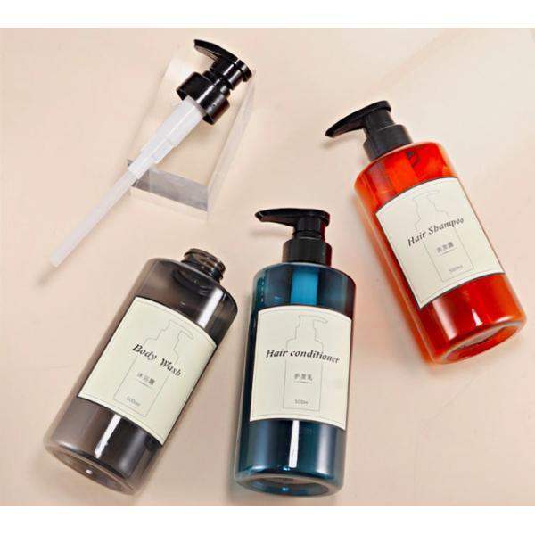 Screen Printing Shampoo Body Wash Bottles 300ml 360ml Capacity
