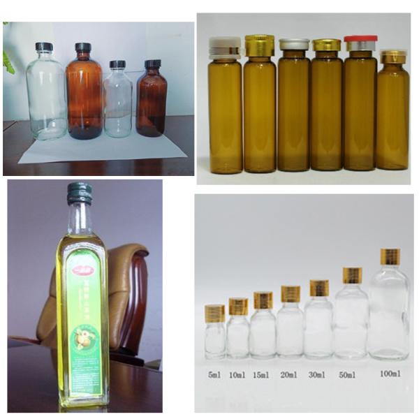 60ml 50BPM Glass Bottle Filling Line For Syrup