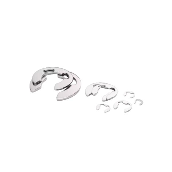 304 Stainless Steel DIN Standard Wedge Style Card Spring E-Type Retaining Ring Size M3M4M5M6M8M10M12M14M16M240M18M20M22M24M27