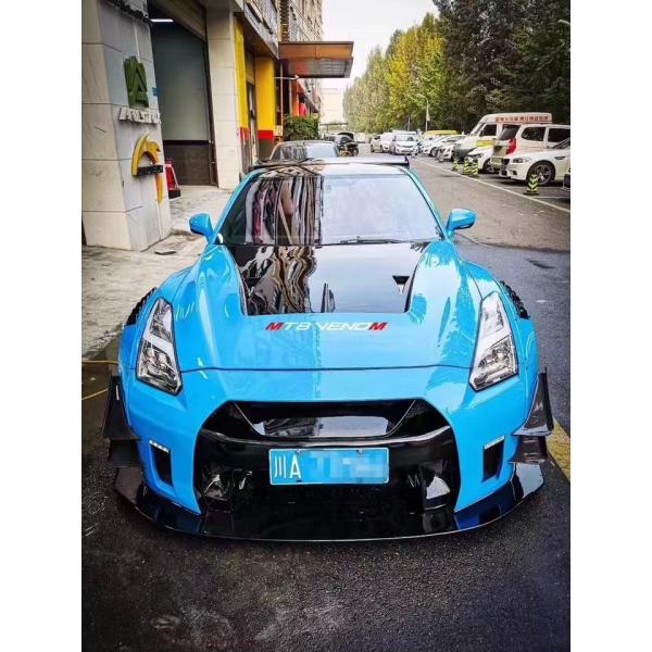 Hot 2022 Products GTR R35wide Bodyki Body Kit for Nissan GTR R35 Front and Rear Bumper Spoiler