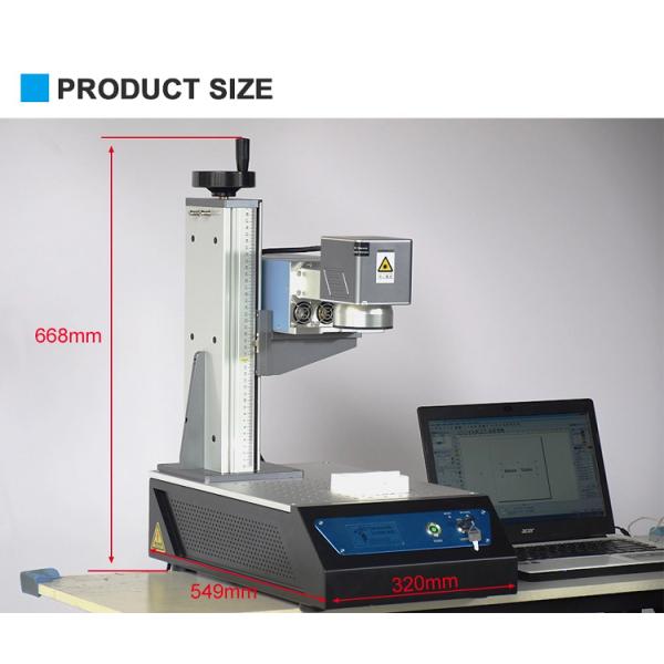 PWM Control UV Laser Marking Systems Tabletop Laser Embossing Machine