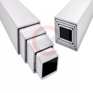 China 5083 Aluminium Hollow Square Bar Tube Thickness 0.8mm For Tent Poles on sale