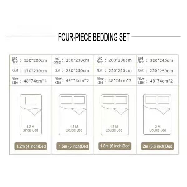 All Season King Size 25mm Mulberry Silk Bedding Set Christmas Gift