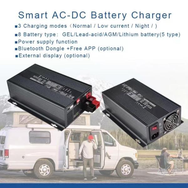24V 15A AC DC Battery Charger Adaptor Lifepo4 Battery Charger For GEL Sealed AGM
