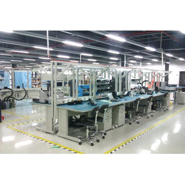 Assembly Line Flexible Lean Pipe 1530*750mm ESD Table