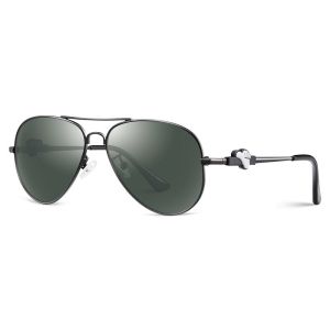 China Kids Polarised Glass Sunglasses , TAC Polarized Sunglasses Metal Frame wholesale