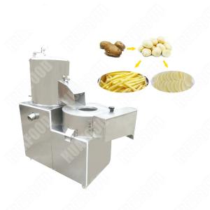 China Potato Wash Cut Slice Peeler Cutter Industry Machine Electric Potato Peel Slicer and Cutter Chip wholesale