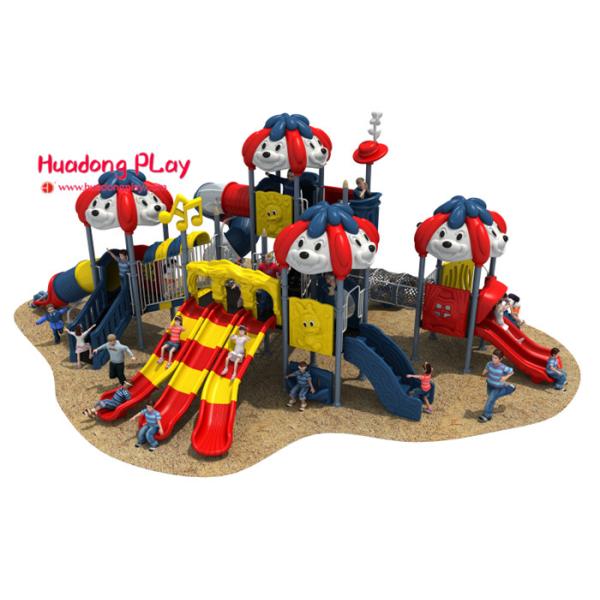 EU Standard Outdoor Playground Slides Kindergarten 36 Volume Cubic Meter