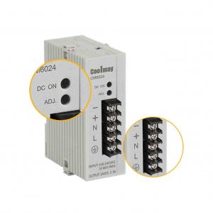 China PWM Pulse PLC 24V Din Rail Power Supply 2.5A Overload Protection wholesale