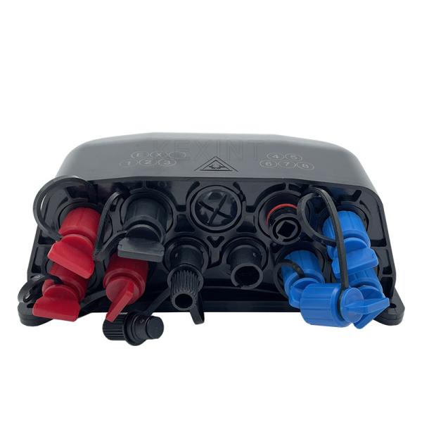 Quality KEXINT Outdoor 8 Core Fiber Optic Enclosure Box FTTH NAP CTO Fiber Optic Distribution Box for sale