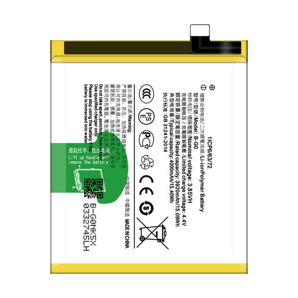 4000mAh 3.85V Black Lithium-ion Battery Replacement B-G0 for Vivo X27 Top Performance
