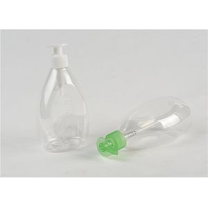 Empty Plastic Pump Bottles , Refillable PET Plastic Hand Wash Bottle